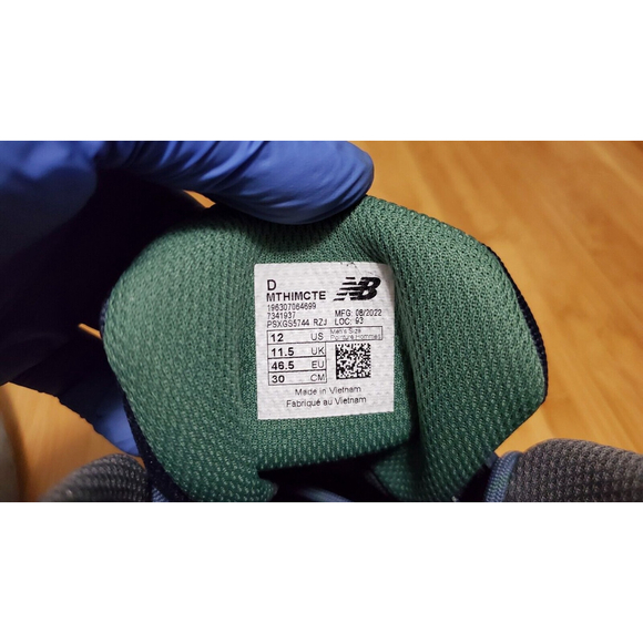 New Balance Men Sz 12 Fresh Foam X Hierro Mid Goretex Blue Hiking Shoes MTHIMCTE - Picture 5 of 15